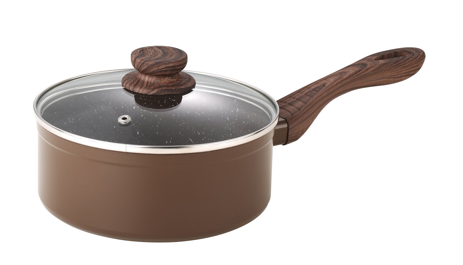 LIETTA Walnut Stone Saucepan