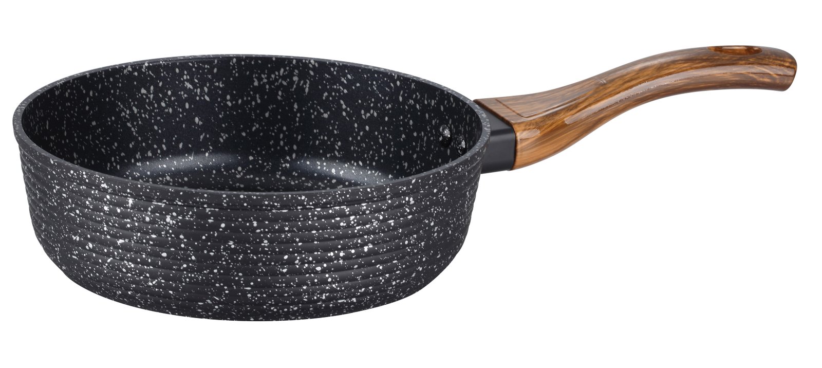 LIETTA Midnight Granite Saucepan